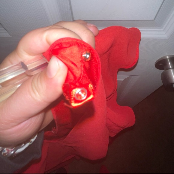 Flutter Sleeve Bridesmaid Dress with Cascade - Picture 5 of 6